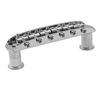 Yootones - Puente ajustable para sillín de guitarra compatible con Fender, Mustang, Jaguar y Jazzmaster (cromo)