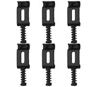 Yootones - Sillines de puente de trémolo para guitarra de estilo vintage compatibles con guitarra eléctrica Fender Strat Stratocaster (negro)