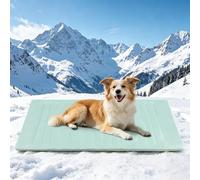 YooxArmor Alfombra Refrescante para Perro,Auto Refrigerante No Tóxico,Ideal para Perros,Gatos en Verano,122 * 71 cm,Verde M