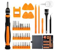 Yooyan Juego de 42 destornilladores de precisión con Torx T5 T6 T8 T9 T10 T20, etc. Kit de reparación para iPhone, iPad, Switch, PS4, Xbox, portátil, Macbook, ordenadores, gafas, relojes, etc