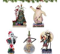 YOOYEH Gorros Divertidos de Pesadilla Antes de Navidad - 5 Adornos Decorativos para Fiestas y Regalos