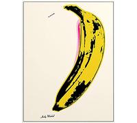 Yooyu Andy Warhol Banana Pop Art Decoración Pintura Lienzo Pintura Carteles e Impresiones Imágenes de Pared para la decoración de la Sala de Estar 50x70cm Sin Marco