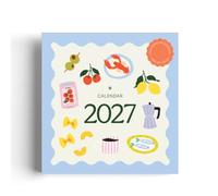 Yop & Tom Buon Appetito - Calendario de pared cuadrado 2027, 30 x 30 cm