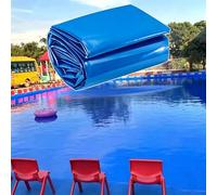 Yopappol Membrana Impermeable De HDPE De Alta Resistencia, Material De Revestimiento De Estanque Personalizado, Base De Estanque para Piscina De Juegos Acuáticos para Niños, Piscinas(6x9m)