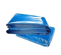 Yopappol Revestimiento para Estanque Koi De HDPE Azul, Membrana Flexible Impermeable para Estanque para Estanque Koi De Patio Trasero De Forma Irregular, Jardín Acuático Y Piscinas(6x12m)