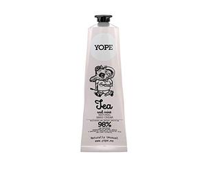 YOPE - Crema de Manos Natural, 98% Ingredientes Naturales, Fortalecedora, Nutritiva, Calmante, Té Verde y Menta, Aceites de Argán Coco y Oliva, Vegana, Hidratación Intensiva - 100ml