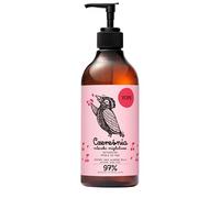 YOPE JABÓN DE MANOS | HIDRATANTE | PANTENOL, ALOE VERA | 98% INGREDIENTES DE ORIGEN NATURAL | VEGANO | AROMA: CEREZA Y LECHE DE ALMENDRAS | 500ml