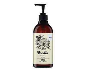 YOPE Jabón de manos I Aceite de coco y de girasol I Hidrolato de saúco I Glicerina I Alantoína I Calma la irritación I Nutre I 98% Ingredientes naturales I Vegan formula I Vainilla y Canela I 500ml