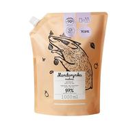 YOPE Jabón de Manos Mandarina y Frambuesa, Recarga Hidratante, 1000 ml | Fórmula Vegana con Aloe, 97 % de Origen Natural, pH Neutro, Cuidado Diario Suave, Extractos Iluminadores de la Piel