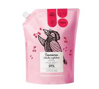 YOPE Jabón de manos y leche de almendras | 98% de ingredientes naturales | Hidratante y calmante, con pantenol, alantoína y aceite de macadamia, extracto de cereza, 1000 ml