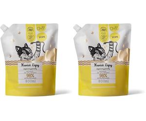 YOPE RECARGA GEL DE DUCHA | SUAVE, PH NEUTRO | 98% INGREDIENTES DE ORIGEN NATURAL | VEGANO | AROMA TILO | 800ml (Paquete de 2)