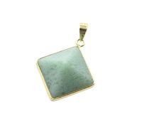 YOPI Adorno colgante de pirámide de cristal: elegante decoración del hogar for espiritualidad y meditación(Green aventurine)
