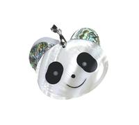 YOPI Colgante de Panda con Rompecabezas de Conchas, joyería Artesanal: una artesanía única for Mentes Creativas.(C105554)