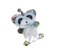 YOPI Colgante de Panda con Rompecabezas de Conchas, joyería Artesanal: una artesanía única for Mentes Creativas.(C10555-3)