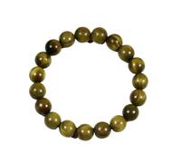 YOPI Natural Green Sandalwood Bracelet with 108 Beads and Buddha Pendant for Meditation and Spiritual Growth(10mm*108pcs)