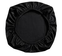 YOPOIY 1 Piezas PU Cuero Funda de Silla de Oficina, Impermeable Antideslizante Cubierta de Asiento Elástica Impermeable a Prueba de Aceite Oficina Cubierta de La Silla con Fondo elástico -Negro