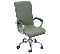 YOPOIY Elástica Funda de Silla de Oficina, Impermeable Funda Silla Giratoria Modernas Cubierta de La Silla Oficina Extraíbles Lavable Funda para Silla -Verde-Pequeña