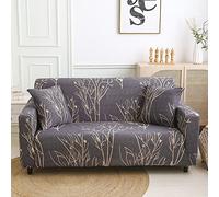 YOPOIY Estiramiento Suave Funda Sofa 1 Pieza Ajustada Fundas para Sofa Protector de Muebles Estampado poliéster Funda de Sofa con Fondo elástico para niños -23-4 plazas (235-300 cm)