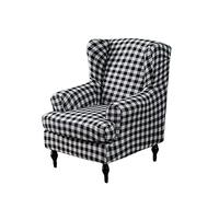 YOPOIY Extensible Suave Funda Sillón Orejero Estampadas Funda de sillón Extraíble Lavable Funda Cubre Sillón para Sala de Estar Dormitorio Hotel -2