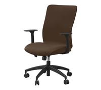 YOPOIY Funda de terciopelo para silla de oficina, funda elástica para silla de oficina de computadora, funda antideslizante para silla giratoria de escritorio, protector de silla ejecutiva suave y