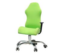 YOPOIY Funda para Silla de Juego Estirar Cubre sillas Gaming Tejido de poliéster Suave. Giratorio Silla Cubierta sin Silla -Verde