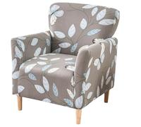 YOPOIY Juego de 2 fundas elásticas para sillón de banquete, fundas de sofá individuales extraíbles con reposabrazos para decoración del hogar (8, juego de 1)