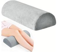 YOPOTIKA Cojín de espuma viscoelástica de media luna, almohada ortopédica para cama, espalda, cuello, pierna, rodilla, almohada de cuña de rodilla, almohada de media luna, almohada de elevación de