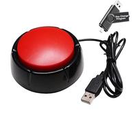 Yoqanr Teclado USB con una sola mano, botón de decisión de políticas principales, tecla F1 predeterminada, teclado de control para juegos, PC, conmutador, respuesta, personalización no compatible