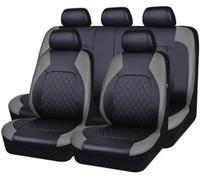 YoQIK 9 Piezas Coche Juegos cubreasientos Universal para Lancia Ypsilon S/Elefantino/Mya/Gold/Monogram,Cuero PU Delanteros Traseros Fundas Asiento Completo Protectores Cómodo Accesorios