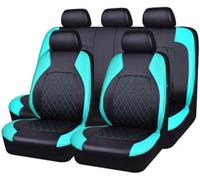 9 Piezas Coche Juegos cubreasientos Universal para Toyota Yaris 2006 2007 2008 2009 2010 2011,Cuero PU Delanteros Traseros Fundas Asiento Completo Protectores Cómodo Accesorios,D