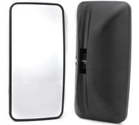 YoQIK Coche Espejos Retrovisor para Mitsubishi Canter Fuso FE FG 2005-2021,Exterior Lente Marcha Atrás Cristal Reemplazar Asférico Calefactado Retrovisores Partes de Repuesto,Left