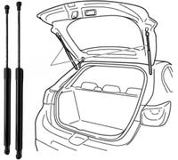 YoQIK Coche Resortes Gas Maletero para Citroen C4 Space Tourer (3D) 2018-2021 9806879080 66.1cm,Puntales Trasero Soporte elevación Muelle NeumáTico Varilla HidráUlica Portón Amortiguadores Accesorios