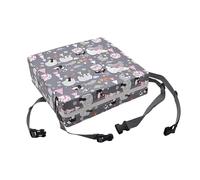 Yorajuy Asiento elevador de mesa de comedor, cojín elevador, ajustable, lavable, asiento elevador de mesa, cojín grueso para niños, cómodo cojín para silla de comedor para bebés y niños pequeños