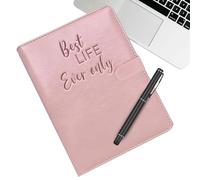 Yorajuy Carpeta de diario, libro de planificación A6 compacto de larga duración, carpeta de tarjetas intercambiables, para hombres, mujeres, niños, niñas, jóvenes, adolescentes, esposa, marido, hijo