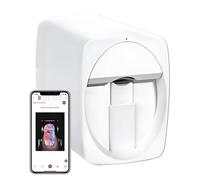 YORCME Impresora De Arte MóVil Nails,MáQuina De ImpresióN De UñAs PortáTil MultifuncióN,Impresora De Arte De UñAs 3D,Compatible con WiFi/DIY/USB,para El Hogar O SalóN De UñAs A