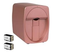 YORCME Impresora De UñAs Inteligente 3D, 2400 PPP, Admite Ajuste De PosicióN/TamañO del PatróN, MáS De 1000 DiseñOs A Elegir/Controlado por AplicacióN, Compatible con WiFi/USB, para UñAs B