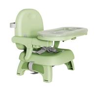 YORFULL Alzador Silla Para Niños Comer, Silla Bebe Portátil, Ajustable Asiento Bebe con Cinturón de Seguridad y Bandeja Extraíble, Trona Portatil Adecuado para Bebés de 6 a 36 Meses