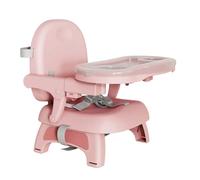 YORFULL Alzador Silla Para Niños Comer, Silla Bebe Portátil, Ajustable Asiento Bebe con Cinturón de Seguridad y Bandeja Extraíble, Trona Portatil Adecuado para Bebés de 6 a 36 Meses