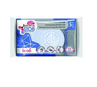 York Bacteria Stop Esponja para Lavar Platos, antibacteriana, no Deja Crecer bacterias, Limpiador para la Cocina. Esponja de Lavado Azul Gris. 5 Unidades Esponja de Limpieza