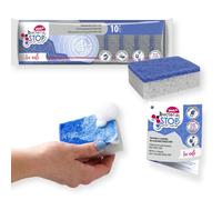 York Bacteria Stop Estropajo de Cocina Antibacteriano para Suciedad persistente, Reduce el Consumo de detergente, ergonómico y Duradero, Paquete de 10 unidade