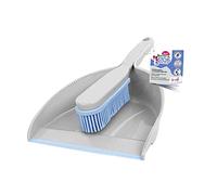 York Bacteria Stop Juego de escobas de Goma para Barrido y Pala de Goma, Limpieza rápida, Funciona Bien en Habitaciones con niños pequeños.