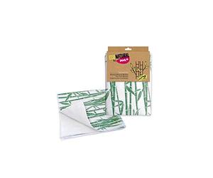 York EcoNatural Paños de Limpieza de Bambú Reutilizables y Sostenibles Bayetas de Cocina y Baño Extra Absorbentes y Sin Pelusas Trapos de Limpieza Multiusos para Superficies Delicadas Beige