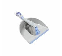 York Juego de Cepillo y recogedor, Cepillo de Mano con cerdas Especiales, Cepillo de Mano y Pala con Borde raspador y práctico Ojal para Colgar, Gris, Mediano