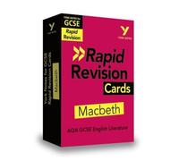 York Notes RAPID AQA GCSE (Revision Cards) Macbeth - for 2026, 2027 exams