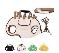Yorkie gram Carrier, Breathable Pet Backpack Carrier for Dogs & Cats: Adjustable. Secure Design for Hiking, Travel with Small/Medium Pets (Khaki,M/8.8-14.3LB)