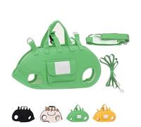 Yorkie gram Carrier, Breathable Pet Backpack Carrier for Dogs & Cats: Adjustable. Secure Design for Hiking, Travel with Small/Medium Pets (Green,S/5.5-8.8LB)