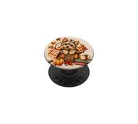 Yorkie Hojas Calabazas Libros y Perro PopSockets PopGrip Adhesivo