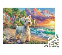 Yorkie sueños Puzzle De 1000 Piezas Puzzle Altamente jugable Diversión De Ingenio para Adultos Y Niños 70x50cm/1000pcs