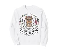 Yorkie Yorkshire Terrier Mom Garden Club Día de la Madre Floral Sudadera