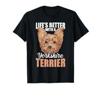 Yorkie Yorkshire Terrier Perro Camiseta
